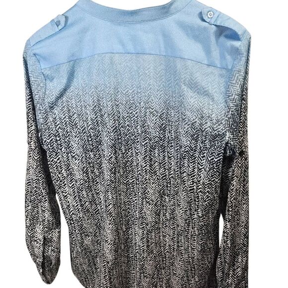 Calvin Klein Gradient Patterned Long Sleeve Shirt - Picture 3 of 7